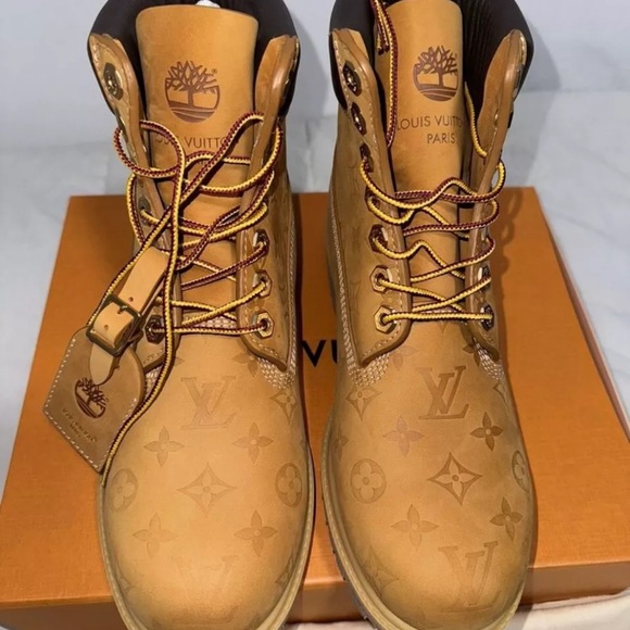 Pharrell Louis Vuitton x Timberland Collab men’s Size 9 - Picture 2 of 8